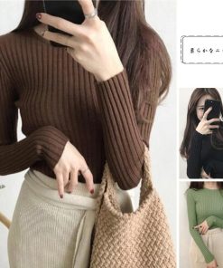 ニット・セーター | リブニットトップス レディース 大人秋服