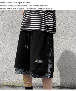 ハーフパンツ ショート | ハーフパンツ メンズ ショート丈 新作 夏コーデ おしゃれ 重ね着 レイヤード風 白 黒 日常感 カジュアル 運動着 ワイドパンツ ゆったり スウェットパンツ 着回し