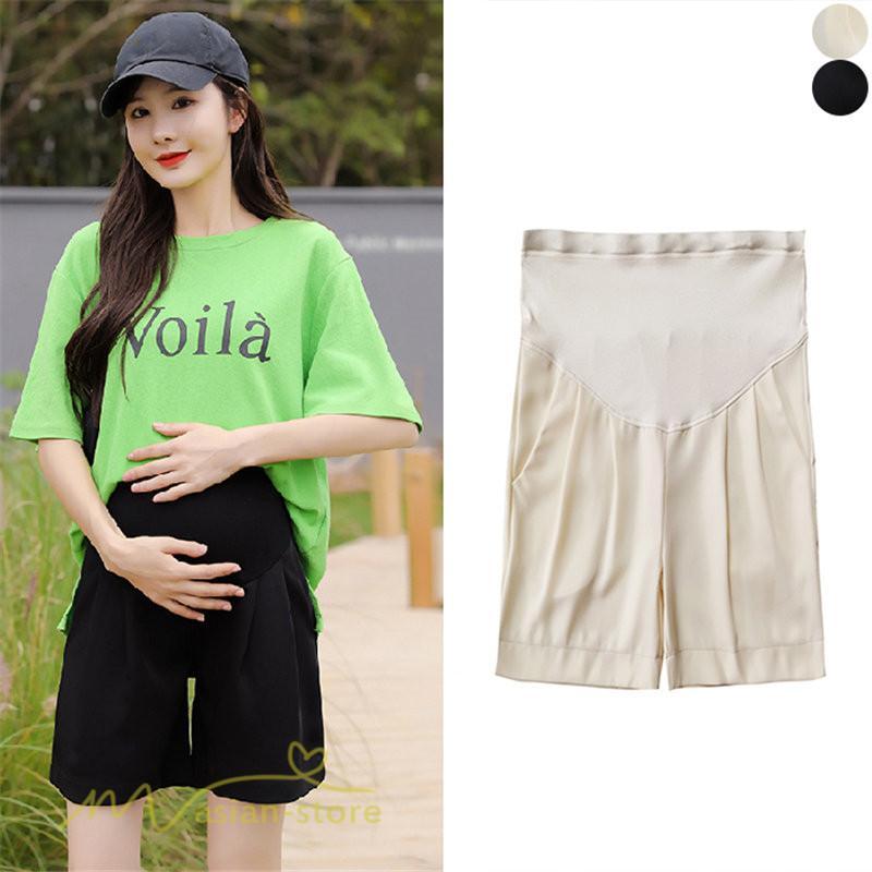 パンツ レギンス | マタニティ パンツ 妊婦服 カジュアル 夏服 サマーパンツ 着痩せ マタニティパンツ ウエスト調整 上品 無地 大きいサイズ 日常 薄手 シフォン マタニティウェア