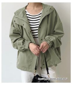 コート・ジャケット | ジャケット レディース ブルゾン ライトブルゾン アウター ライトアウター 秋物 パーカー パーカージャケット スポーティ フード付き 20代30代 カジュアル