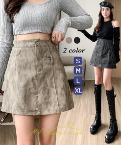 スカート | ミニレザーレディース  タイト 秋 冬 ヒョウ柄  Aライン ハイウエスト おしゃれ 新作 可愛い フェイクレザー 着痩せ オシャレ