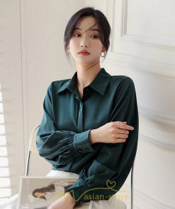 シャツ・ブラウス | ブラウス シャツ レディース 40代 上品 ブラウス きれいめ 通勤 OL ビジネス ゆったり 緑 グリーン 50代 エレガント 20代 お出かけ 30代 外出 着痩せ