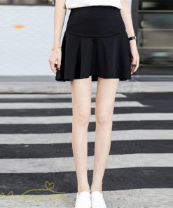 スカート | マタニティ レディース 着痩せ 無地 カジュアル ミニマタニティウェア 着痩せ 夏服 日常感 マタニティショート丈 フレア サマー