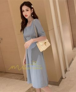マキシ | ワンピース レディース 40代 きれいめ 膝丈ワンピース 春夏新作 半袖ワンピース 韓国ファッション 通勤通学 20代30代 エレガント お出かけ カジュアル ビジネス