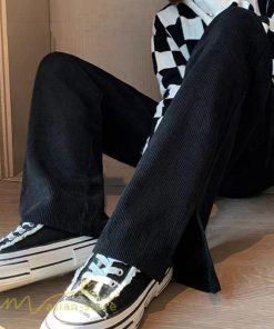 パンツ レギンス | パンツ マタニティウェア レディース マタニティパンツ ウエスト調整 着痩せ ゆったり ウエストゴム 裾口スリット ワイドパンツ 無地 秋 春 夏 きれいめ 上品