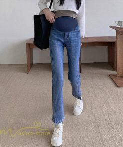 パンツ レギンス | ジーンズ マタニティウェア パンツ デニムパンツ 妊婦 無地 ロングパンツ マタニティパンツ 春 秋 デニム 大きいサイズ 妊婦服 上品 産前 おしゃれ 9分丈