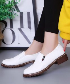 パンプス | オックスフォードシューズ レディース レザー ローファー通勤 ヒール パンプス