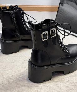 ショートブーツ | レースアップショートブーツストームブーツ