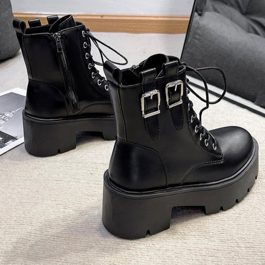 ショートブーツ | レースアップショートブーツストームブーツ