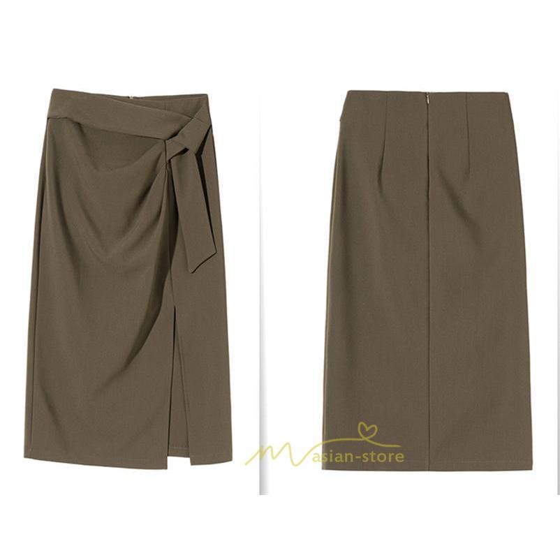 スカート | レディース ロング ミモレ丈 大人 スリット 秋冬 ロング丈 Aライン ハイウエスト 秋冬 無地 着痩せ お出かけ 2022 暖か 通勤 お呼ばれ フェミニン