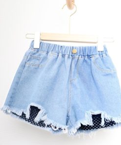 (子供)その他 | キッズ ダメージ デニムショートパンツ