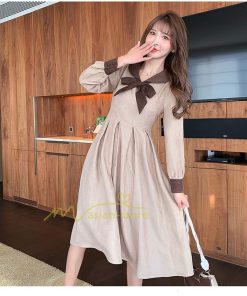 ミディアム | ワンピース レディース おしゃれ ロングワンピ 40代 50代 膝丈ワンピース 韓国風 着痩せ 大人可愛い 通勤 秋服 カジュアル 春夏 20代30代 レトロ風 上品 二次会
