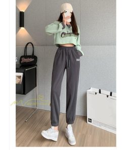 チノ・テーパード・ジョガー・スキニーパン | パンツ テーパードパンツ レディース ロング丈 秋冬コーデ スウェットパンツ カジュアル 刺繍 ロングパンツ 着痩せ ウエストゴム 大きいサイズ シンプル