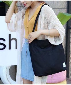 トートバッグ | キャンバスショッピングバッグ 肩掛け ショルダーバッグ カジュアル 通学 バッグ