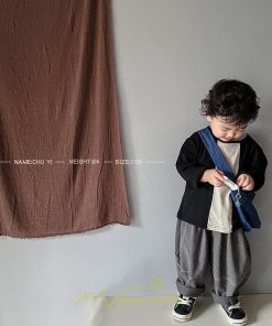 衣装 服 | 子供服 子ども服 長袖Tシャツ キッズ ベビー 女の子 ロンT トップス 長袖 男の子 男女兼用 可愛い シンプル オシャレ 柔らかい コットン 高品質 着替え