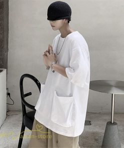 Tシャツ | メンズ 無地 カットソー 半袖 クルーネック カジュアル ポケット 半袖大きいサイズ 着回し 夏新作 サマー ルームウェア ゆったり トップス