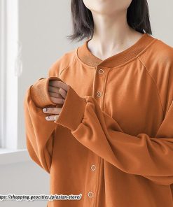 コート・ジャケット | コクーン2WAYカーデ カーディガン レディース 長袖 ジャケット アウター ゆったり コート 秋冬 スタンドカラー 前後 ミドル丈 ボタン ポケット トレーナー