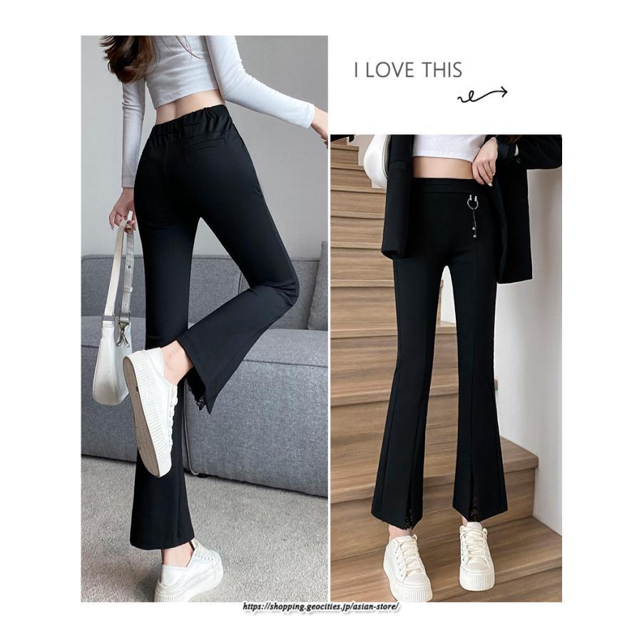 チノ・テーパード・ジョガー・スキニーパン | パンツ レディース フレアパンツ 9分丈 カジュアル フレアパンツ ハイウエスト スキニーパンツ トレンド かわいい お出かけ おしゃれ 送料無料 デイリー デート