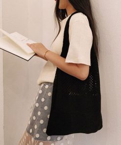 トートバッグ | ニット編み バッグ鞄かばん