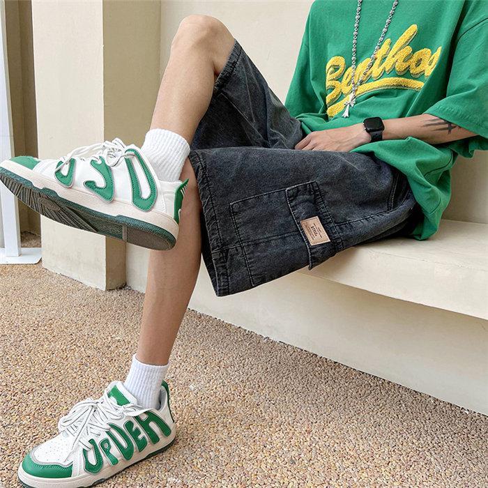 ハーフパンツ ショート | 夏パンツ デニム メンズ サマーパンツ パンツ ワイドパンツ シンプル ウエストゴム 20代 30代 お出かけ ハーフパンツ ジーパン 夏新作 ショートパンツ ジーンズ