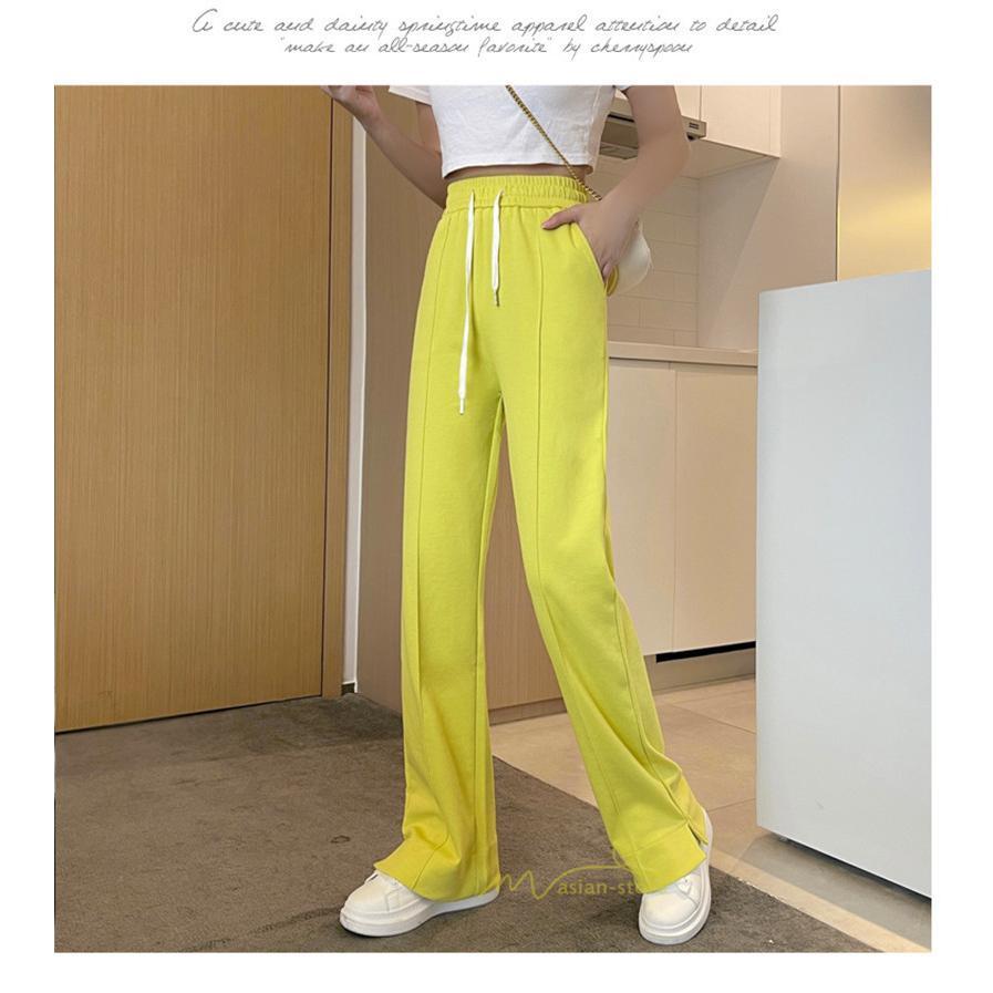 ワイドパンツ | ロングパンツ リラックス ガウチョパンツ レディース ボトムス ストレート シンプル カジュアル 着痩せ 春夏 長ズボン 新作 ゆったり 20代30代40代