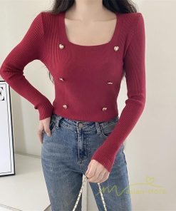 ｔシャツ・カットソー | リブカットソー レディース 秋 秋服 トップス 長袖 ロングスリーブ リブ カットソー 綿混 秋コーデ インナー 伸縮性 ショート丈 タイト スリム ニットソー