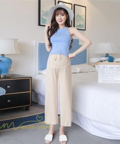 パンツ レギンス | ワイドパンツ マタニティ パンツ レディース サマー 9分丈 夏 新作 無地 ゆったり ガウチョパンツ 体型カバー マタニティパンツ マタニティウェア 大きいサイズ
