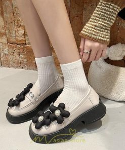 ローファー | 学生 女子 レディース 通学 通勤 学生靴 学校 軽量 花飾り 可愛い 上品 10代20代30代40代 フォーマル コンフォート 送料無料 キレイめ