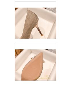 パンプス | 20.5cm~26.5cmハイヒール ポインテッドトゥ ミドルヒール 走れる ヒール レディース 結婚式 通勤 大きいサイズ 二次会 小さいサイズ