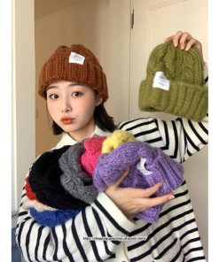 レディース | ニット帽 防寒 秋冬 ケーブル編み コーディネート 女性用 暖かい 女の子 大人 キャップ 小顔効果 ゆったり コーデ シンプル 2022新作