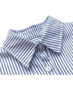 シャツ・ブラウス | レディースシャツ ロングシャツ 春物 長袖 夏服 羽織り ストライプ カジュアルシャツ スリム 大人 オフィス OL ブラウス シャツ トップス 体型カバー 可愛い