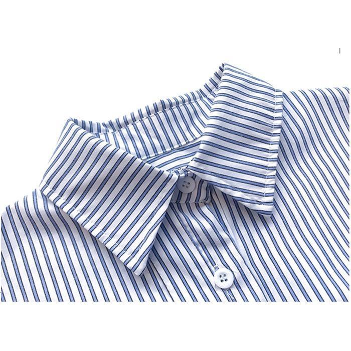 シャツ・ブラウス | レディースシャツ ロングシャツ 春物 長袖 夏服 羽織り ストライプ カジュアルシャツ スリム 大人 オフィス OL ブラウス シャツ トップス 体型カバー 可愛い