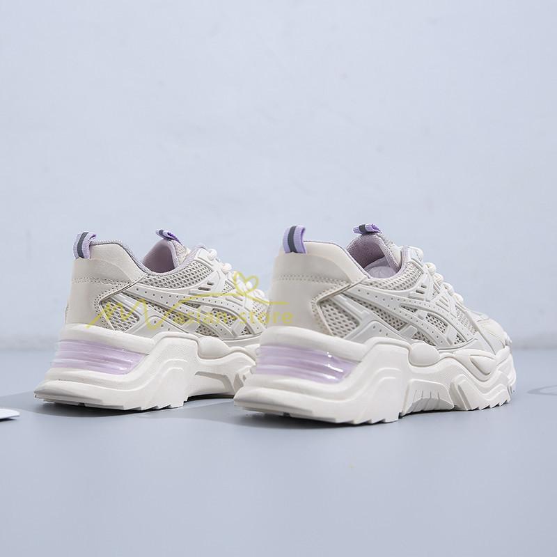 スニーカー | レディース 白 ダッドレディース 厚底 身長アップ ランニングシューズ 通気 厚底シューズ 厚底ダッドスニーカー 軽量 美脚 歩きやすい