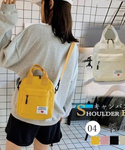 ショルダーバッグ | ミニ トートバッグ 小さめ 2way ボディバッグ 斜めがけ レディース スクエアバッグ かわいい 大人 キャンバスバッグ
