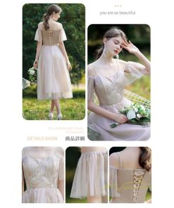 大人 | パーティードレス ドレス 結婚式 ミモレ丈 フォーマル ワンピース レース 袖あり 同窓会 謝恩会 二次会 綺麗 成人式 披露宴 スカート