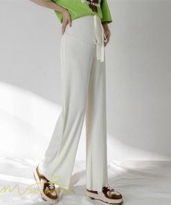 パンツ レギンス | ワイドパンツ マタニティウェア レディース 妊婦 マタニティパンツ 春 夏 秋 新作 薄手 妊婦服 産前 ウエスト調整 柔らか シンプル カジュアルパンツ 無地