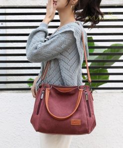 女性用バッグ | ショルダーバック レディースファッション トートバッグ 斜めがけ 肩掛け 通勤バッグ 軽い 大容量 手提げ 鞄 ポケット多い カジュアル 収納可 Bag ママバッグ