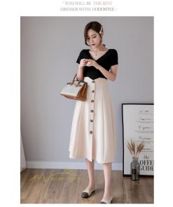 スカート | 事務服 制服 洗える 無地 きれいめ 30代 40代 50代 着やせ 上品 ひざ丈 ハイウェスト 2021春 OL 通勤 ペンシル大人 フォーマル Aライン