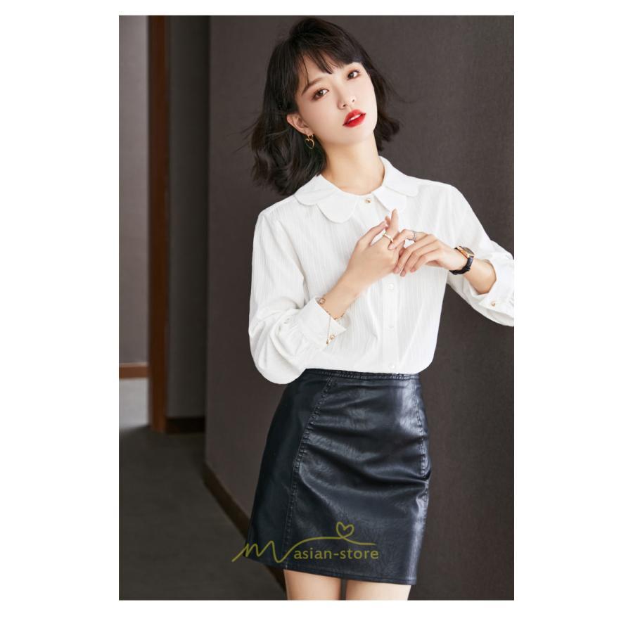 シャツ・ブラウス | ブラウス レディース オフィス 白 フォーマル 長袖 おしゃれ シャツ カジュアル 制服 レギュラー 就職活動 通勤 リクルート 高級感 面接 お仕事