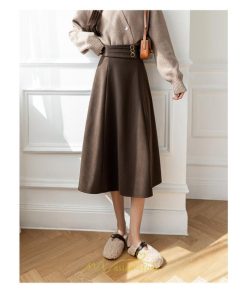 スカート | フレアレディース 秋 冬 秋冬 ミモレ丈 ロング丈 あったか Aライン 通勤 通勤 大人上品 20代30代40代50代 知的 フォーマル 綺麗