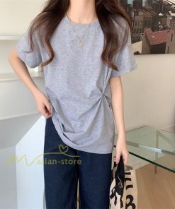 tシャツ・カットソー | Tシャツ カットソー トップス レディース 半袖 無地 春夏新作 オフィス おしゃれ クルーネック シンプル コーデ きれいめ 着痩せ 快適 20代30代40代50代 着回し