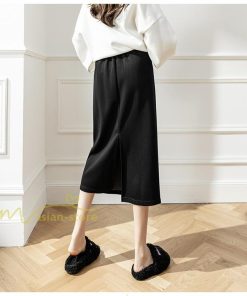 スカート | レディース 無地 カジュアル ひざ下丈 きれいめ 秋冬コーデ エレガント 通勤 通学 20代 Aライン40代 30代 ウエストゴム 50代 ゆったり