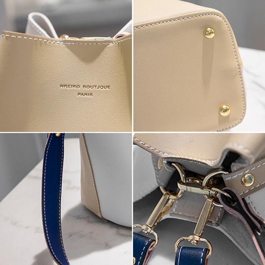 ショルダーバッグ | バケツバッグ レディース バイカラー