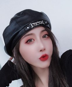 ベレー帽 | 帽子 レディース チェーン付き