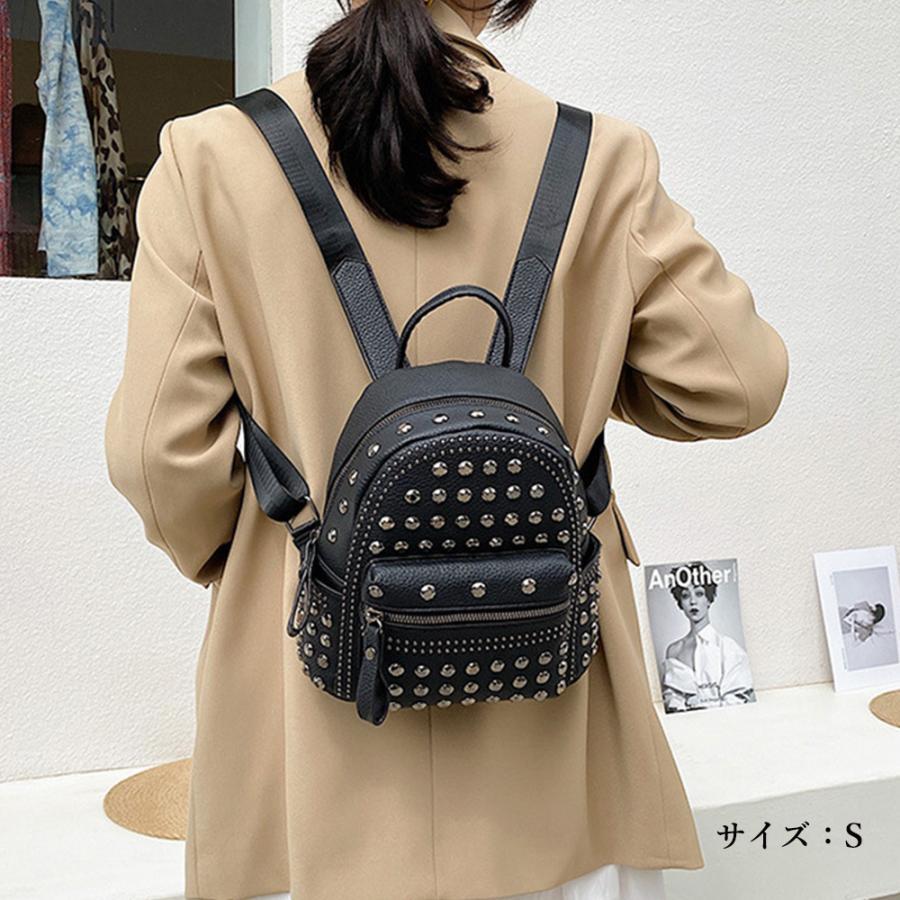リュック | スタッズ リュックサック 女子 おしゃれ