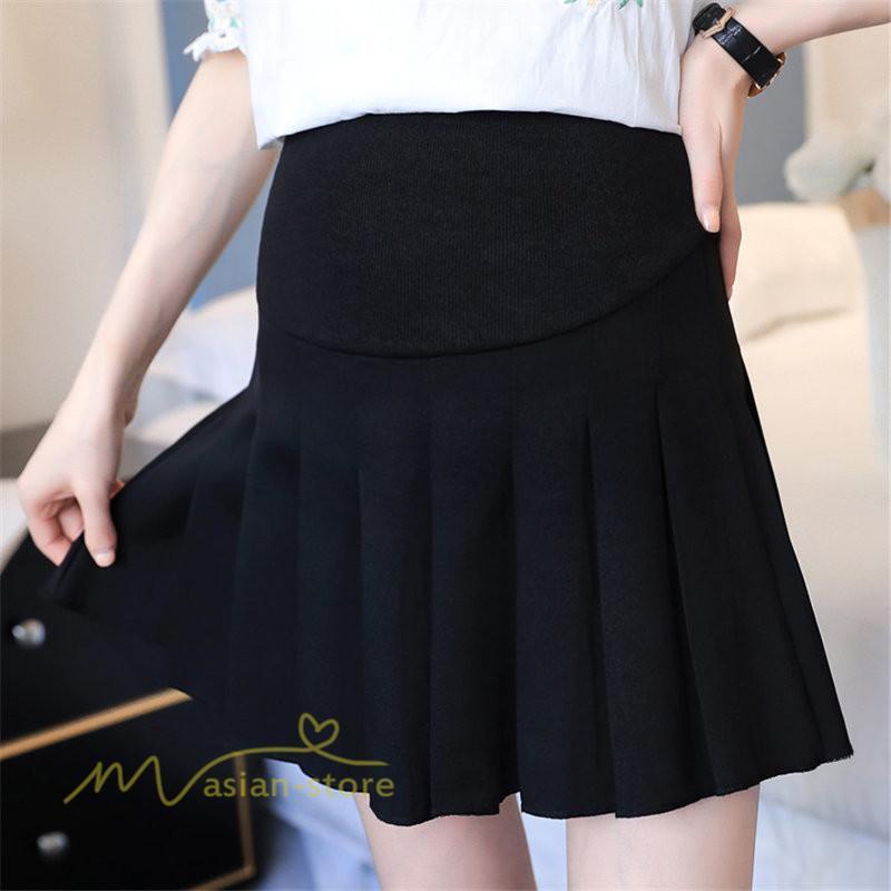 スカート | ミニマタニティウェア レディース プリーツ可愛い 夏 マタニティきれいめ マタニティ おしゃれ ウエスト調整 マタニティ