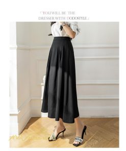 スカート | Aラインレディース 着痩せ 秋 冬 新作 ハイウエスト ロング丈 ウエストゴム 20代 30代 カジュアル OL ビジネス 秋冬 40代 コーデ 50代