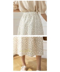 スカート | ロング丈フレアウエストゴム レディース 春夏 体型カバー 大人 20代 30代 40代 OL ママ 母 通勤通学 フェミニン 着痩せ デイリー お出かけ カジュアル