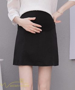 スカート | マタニティサマー 夏 おしゃれ 上品 無地 大きいサイズ レディース 着痩せ マタニティウェア マタニティ 妊婦服 産前 裏地付き ウエスト調整