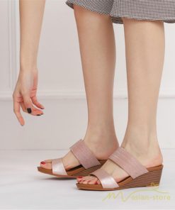 サンダル ミュール | サンダル レディース ウエッジサンダル 5cm サンダル ぺたんこ ハイヒール レディース 厚底 夏 歩きやすい お出かけ 大きいサイズ 快適 おしゃれ 痛くない